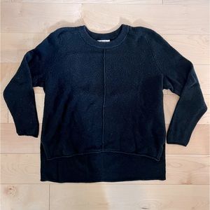 Madewell cotton blend sweater / size XS / black